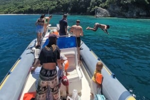 Saranda: tour en barco a Krorez con snorkel, bebidas y baño