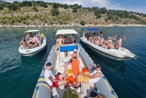 Saranda: tour en barco a Krorez con snorkel, bebidas y baño