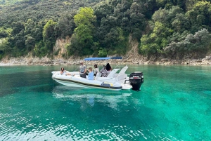 Sarande: Boat Tour to Krorez with Snorkle&Drinks&Swimming