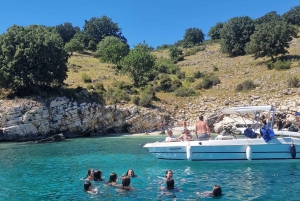 Sarande: Boat Tour to Krorez with Snorkle&Drinks&Swimming