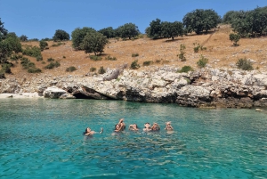 Sarande: Boat Tour to Krorez with Snorkle&Drinks&Swimming