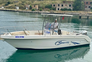 Saranda: Båttur til 6 stopp + gratis drikke og gratis parasoller