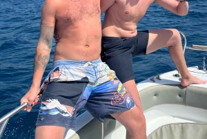 Sarandë: Båttur til Kroreza med snorkling og gratis parasoll