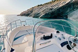 Saranda : tour en bateau, grotte des tortues, Kakome et Krorez, plongée avec tuba