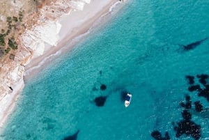 Saranda : tour en bateau, grotte des tortues, Kakome et Krorez, plongée avec tuba