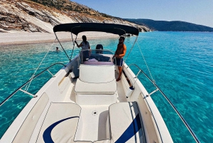 Saranda : tour en bateau, grotte des tortues, Kakome et Krorez, plongée avec tuba