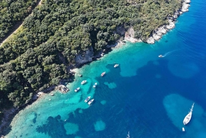 Saranda : tour en bateau, grotte des tortues, Kakome et Krorez, plongée avec tuba