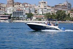 Saranda:Kroreza beach,masks for snorkelling&umbrellas