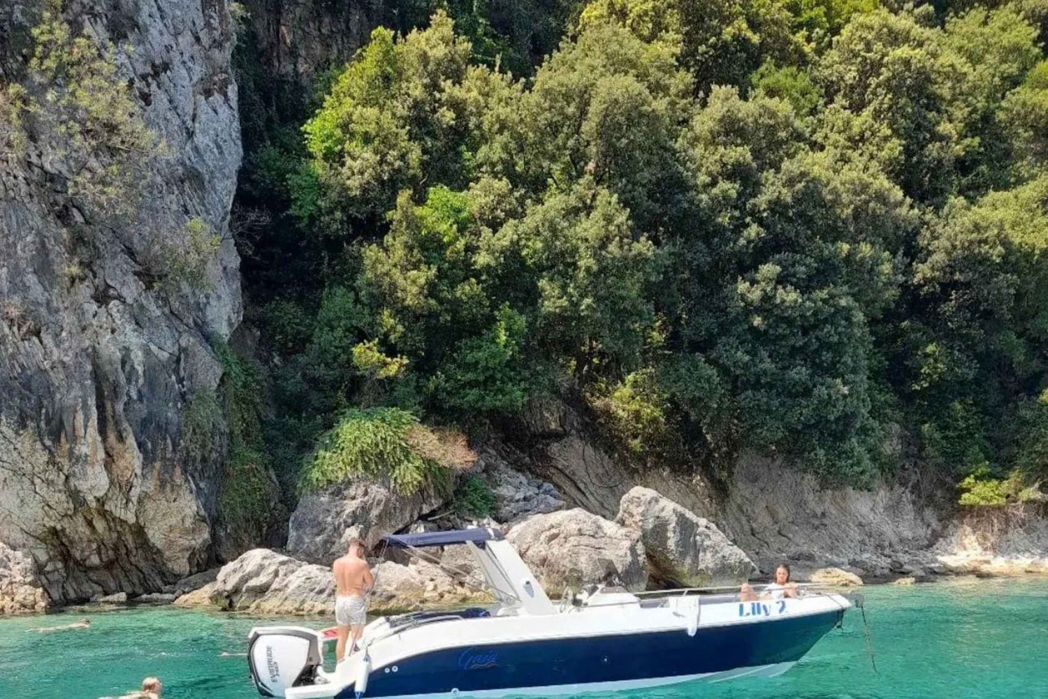 Sarande: Dold grotta, Gremina, Kakome och Krorez båttur