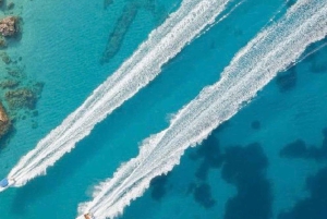 Saranda: tour in barca a Krorez con ombrellone e maschera da snorkeling gratis