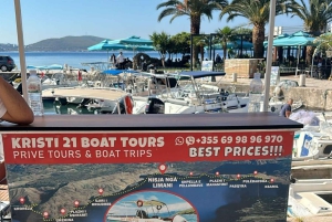 Saranda: tour in barca a Krorez con ombrellone e maschera da snorkeling gratis