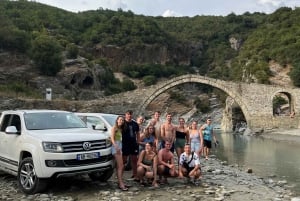 Sarande: Permet 4x4 Tour, rafting i kąpiele termalne