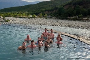 Sarande: Permet 4x4 Tour, rafting i kąpiele termalne