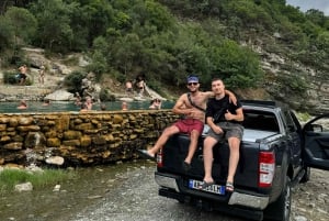 Sarande: Permet 4x4 Tour, rafting i kąpiele termalne