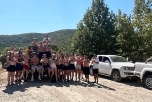 Saranda: Excursão 4x4 em Permet, rafting e banhos termais