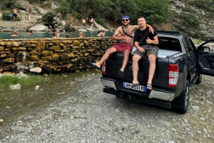 Saranda: Excursão 4x4 em Permet, rafting e banhos termais