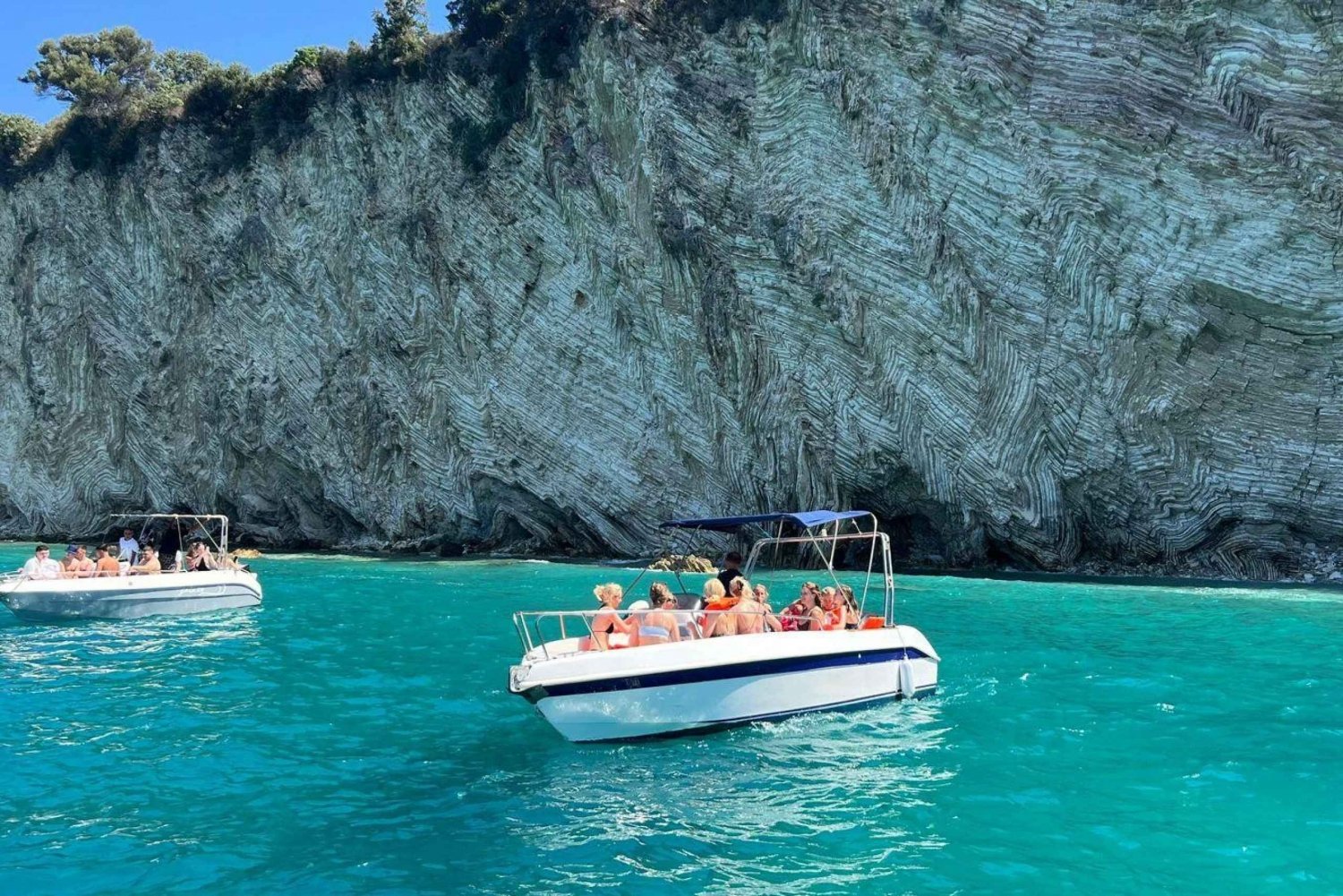 Sarande: Private Boat Tour in Krorez, Kakome and Pllakato