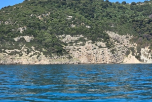 Sazan Island, Haxhi Ali Cave & Marine Park: Tur med motorbåt