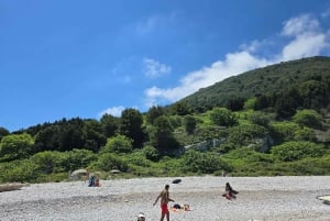 Île de Sazan, grotte de Haxhi Ali et parc marin : Excursion en bateau rapide