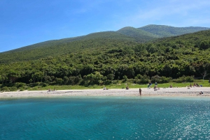 Ilha Sazan, caverna Haxhi Ali e parque marinho: Passeio de lancha rápida