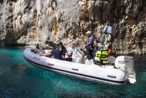 Secret Blue Cave & Grama Bay - Speed Boat Tour