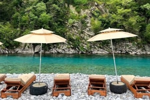 Shkodran maisemakierros. Retki Komanijärveltä Shala-joelle