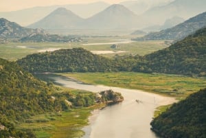 Lac de Skadar et rivière Crnojevića : baignade, collations et vin