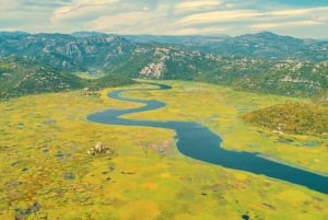 Lac de Skadar et rivière Crnojevića : baignade, collations et vin