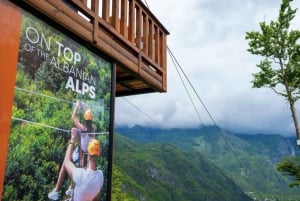 Theth’s new Zipline, the first of its kind in the area