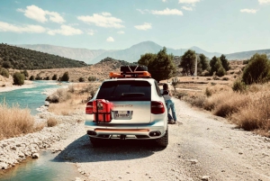 Tirana : excursion tout-terrain en Porsche Cayenne au lac Bovilla