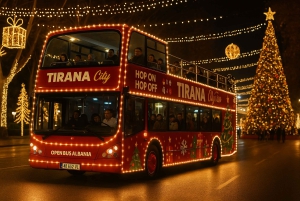 Juleomvisning i Tirana med Open Bus Albania