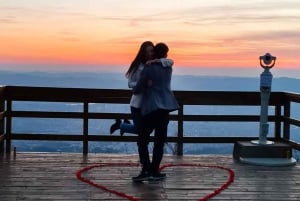 Tirana : le mont Dajti en téléphérique avec un guide de la région