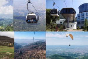 Tirana: Viagem de meio dia à montanha Dajti com ingresso para o teleférico
