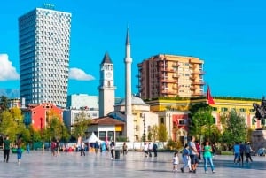 Tirana: Ekspress halvprivat spasertur