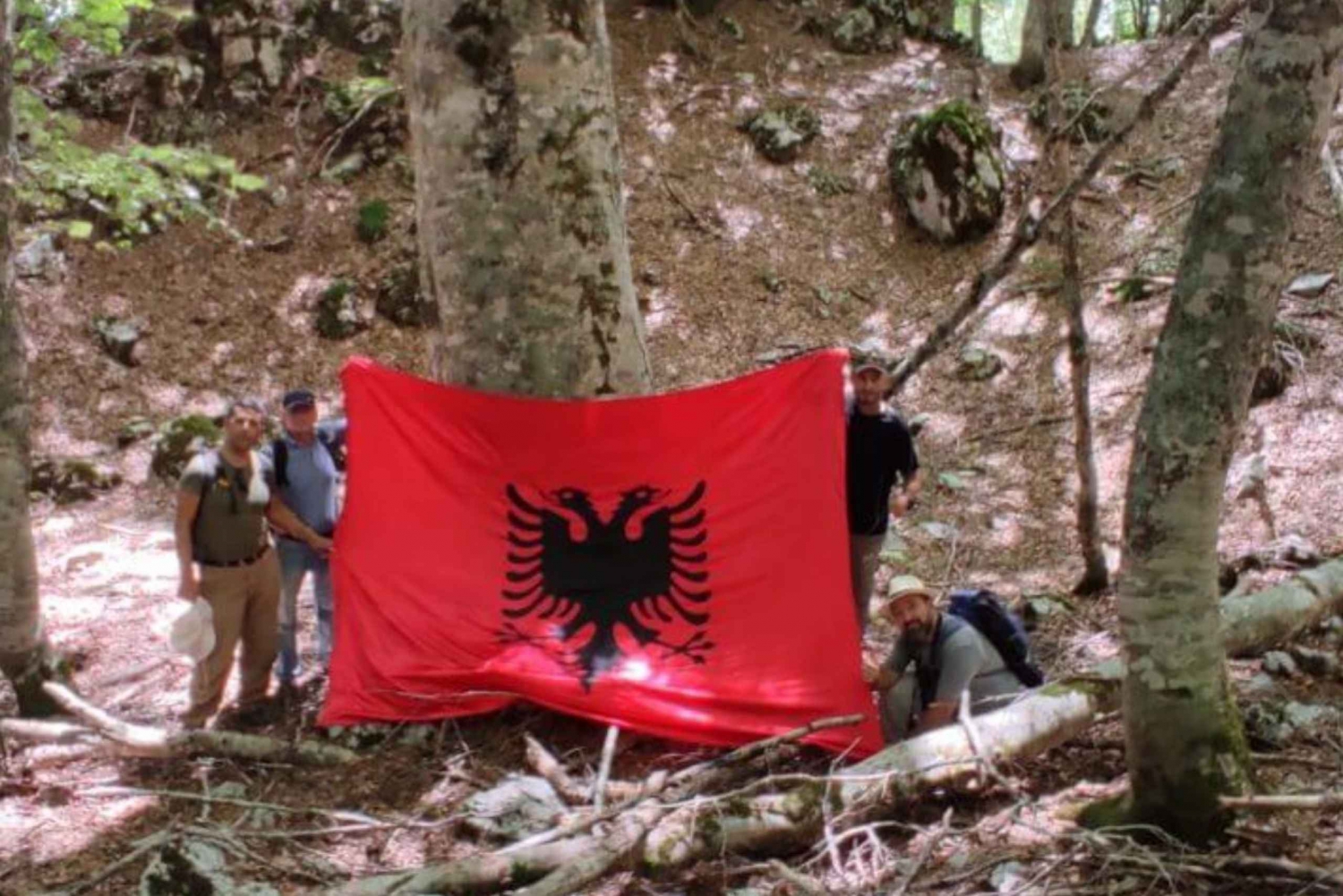 Tirana: Fottur i fjell med groper (Mali me Gropa)