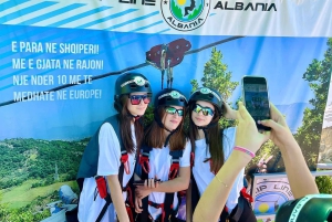 Tirana: Die längste Zipline des Balkans Petrela Adrenalin Tour