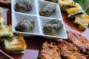 地元の庭園でのベジタリアンアルバニア料理ツアー – シュコダー