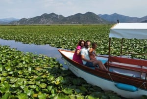 Virpazar: Skadar-søen med båd og Kom-klosteret med rundvisning