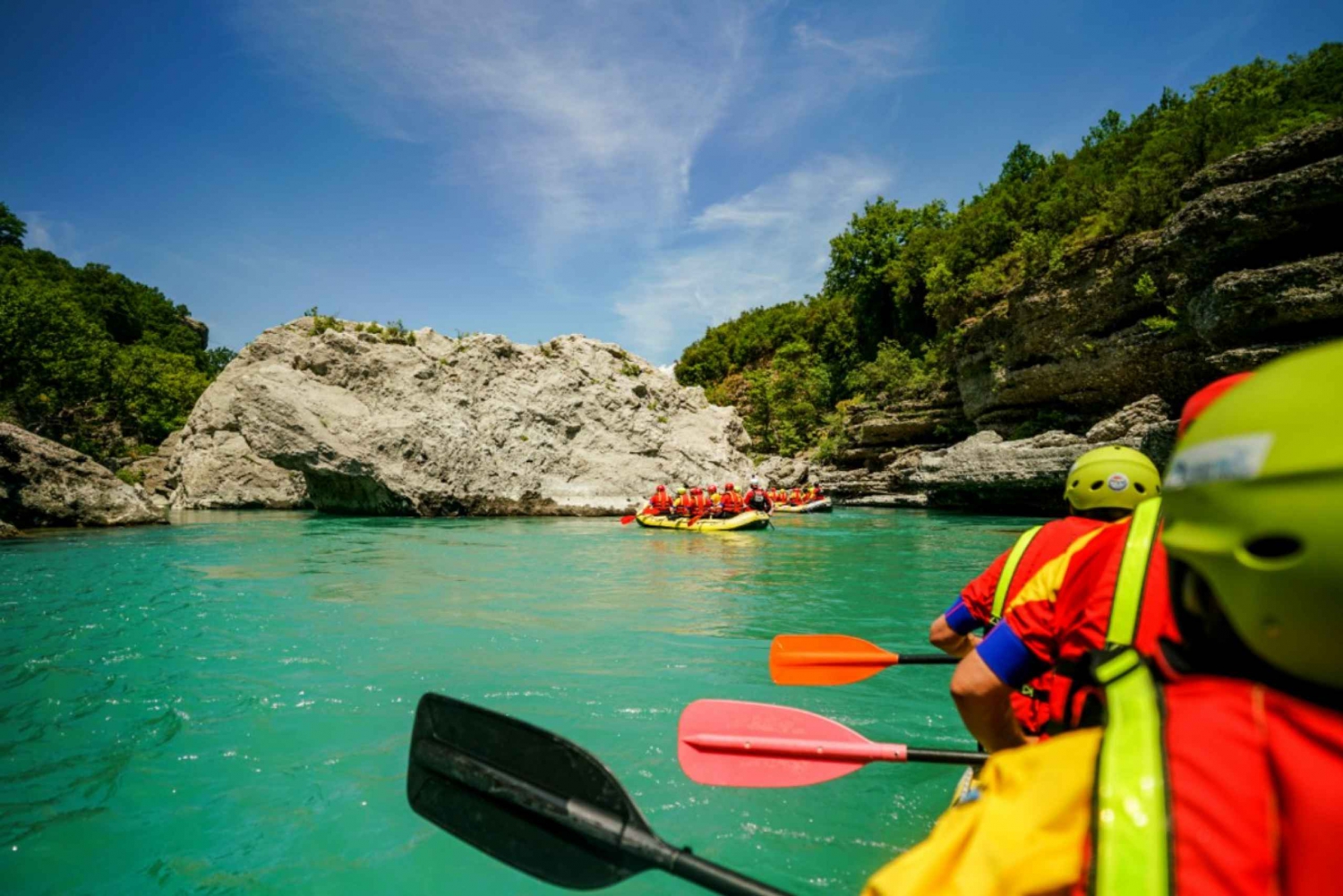 Vjosa Rafting Experience with transfer from Durres