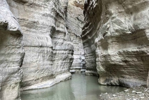 Rafting sul fiume Vjosa e bagni nel canyon di Langarica: avventura di 2 giorni