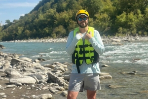Rafting sul fiume Vjosa e bagni nel canyon di Langarica: avventura di 2 giorni