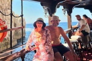 Vlora piratskipstur Sazan-øya og Karaburun