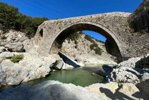 From Vlore:Brataj Bridge, Nivica Canyon & Peshtura Waterfall