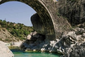 From Vlore:Brataj Bridge, Nivica Canyon & Peshtura Waterfall