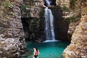 From Vlore:Brataj Bridge, Nivica Canyon & Peshtura Waterfall