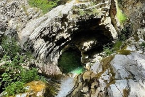 From Vlore:Brataj Bridge, Nivica Canyon & Peshtura Waterfall