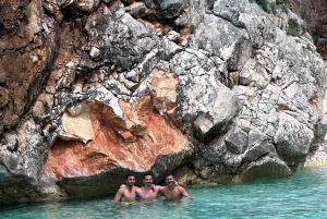 Vlore: Cueva de Dafina y Cueva de Haxhi Ali Visita guiada en lancha rápida