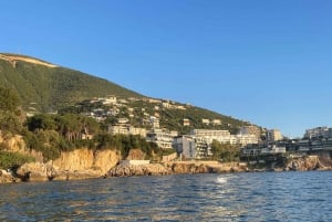 Vlore : L'heure d'or en bateau rapide au coucher du soleil