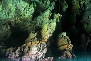 Wlora: Zatoka Grama i jaskinie Karaburun – 8-godzinna wycieczka łodzią motorową