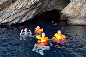 Vlore: Haxhi Ali Cave and Dafina Cave Speedboat Tour